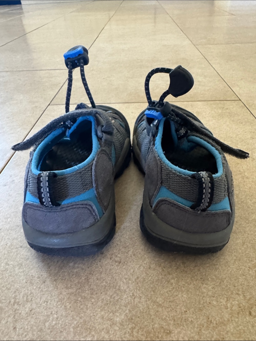 Keen Kids Grey and Blue Closed-Toe Water Sandals - Picture 3 of 5